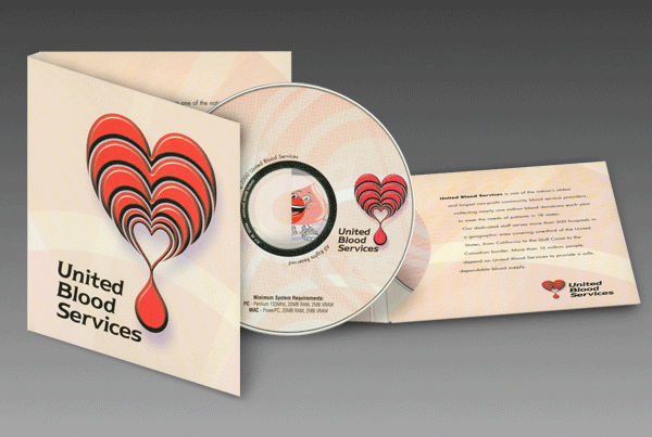 United Blood Services CD Package Design